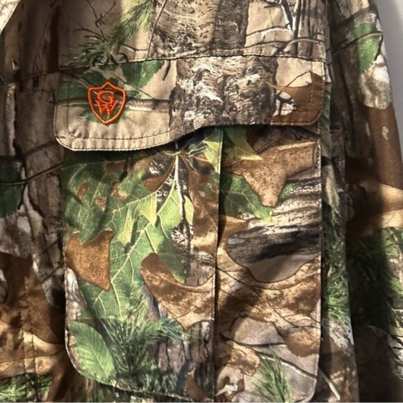 Game Winner Camo Long Sleeve Button Shirt Men’s 2XL | Outdoors Hunt Gorpcore - Picture 4 of 11